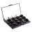 Allwon Empty Magnetic Eyeshadow Makeup Palette with Mirror and 12Pcs 26mm Round Metal Pans