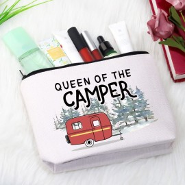GJTIM Queen of the Camper Outdoor Gift Camping Camper Novelty Happy Camper Shopping Tote Bag (Camper Camper Bag) GJTIM Queen of the Camper Outdoor Gift Camping Camper Novelty Happy Camper Shopping Tote Bag (Camper Camper Bag)