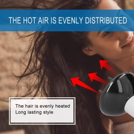 Universal Hair Diffuser, Professional Hair Dryer Diffuser Hairdressing Blower Diffuser Wind Cover Black for Curly or Wavy Hair