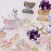 3D Nail Stud Butterfly Rose Nail Charms Aurora Colorful Nail Art Glitter with Rhinestone Artificial Pearl Nail Stickers for Women Girls DIY Craft Jewel Flower (light purple)