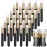 30 Pieces Lash Brushes for Cleaning Lash Shampoo Brushes for Eyelash with Container Blackhead Removing Nose Pore Deep Cleaning(4 Inch,Black)