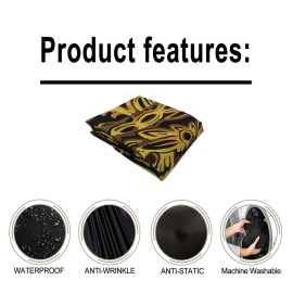 Pelocapa Barber Cape for Men Hair Cutting Salon Cape with Snap Closures Waterproof Professional Large Barber Hairdresser Cape- 63 56(Gold Leader) Pelocapa Barber Cape for Men Hair Cutting Salon Cape with Snap Closures Waterproof Professional Large Barber Hairdresser Cape- 63 56(Gold Leader)