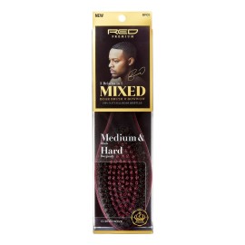 Red Premium 2 Bristles In 1 Body Mixed Wave Boar Brush X BowWow (Medium&Hard)
