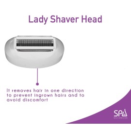Spa Sciences Viva Lady Shaver Head - Body Hair Trimmer - for Painless Hair Removal - Compatible with Viva Skin Smoothing Tool - for All Skin Types Spa Sciences Viva Lady Shaver Head - Body Hair Trimmer - for Painless Hair Removal - Compatible with Viva Skin Smoothing Tool - for All Skin Types
