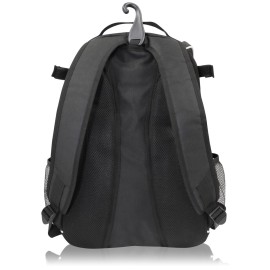 PowerNet Starter Backpack, Softball & Baseball Bag, Organized Pockets for Baseball Accessories, Helmet, Gloves, Catchers Gear & Bat Sleeves, Youth Travel Sports Backpack (1-Pack)