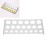 Stainless Steel Ink Cup Holder 21 Holes Stand Rack Pigment Container Kit Accessory Ink Holder Stand for Pigment Ink Cup Supplies