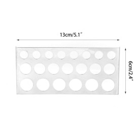 Stainless Steel Ink Cup Holder 21 Holes Stand Rack Pigment Container Kit Accessory Ink Holder Stand for Pigment Ink Cup Supplies Stainless Steel Ink Cup Holder 21 Holes Stand Rack Pigment Container Kit Accessory Ink Holder Stand for Pigment Ink Cup Supplies