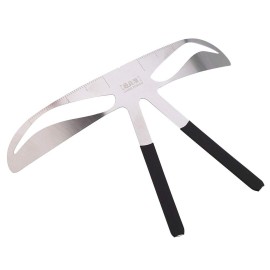 Eyebrow Template, 4 Types Eyebrow Stencil Permanent Eyebrow Wooler Eyebrow Measure Balance Extension Ruler Eyebrow Shape Stensil Eyebrow Makeup Tool Draw Eyebrow Eyebrow Type Position Measurement(1)