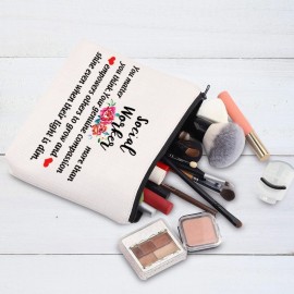 G2TUP Social Worker Gift for Women Social Worker Career Job Appreciation Travel Makeup Bag You Matter More than You Think (Social Worker)