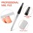 12 Pcs Metal Nail File 6.7 Inch Stainless Steel Nail File Double Sides with Anti Slip Handle Fingernails Toenails Manicure Tool for Woman and Men(Black)