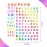 Maitys 24 Sheets Letters for Nails Old English Nail Stickers 3D Holographic Letter Self-Adhesive Gold Old English Alphabet Nail Decals for DIY Women(Chic Colors)
