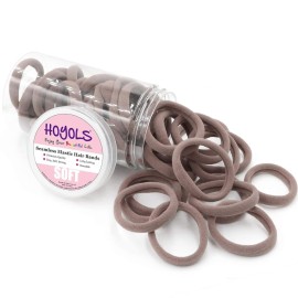 HOYOLS Large Fabric Hair Ties Soft & Gentle Bands Ponytail Holder for Thick Heavy Curly Hair, No Slip No Damage Seamless Scrunchies Headbands 100 Pcs (Caramel) HOYOLS Large Fabric Hair Ties Soft & Gentle Bands Ponytail Holder for Thick Heavy Curly Hair, No Slip No Damage Seamless Scrunchies Headbands 100 Pcs (Caramel)