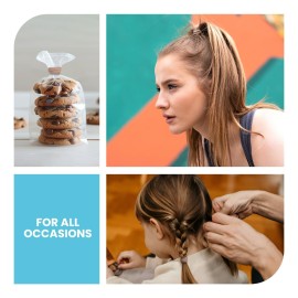 HOYOLS Large Fabric Hair Ties Soft & Gentle Bands Ponytail Holder for Thick Heavy Curly Hair, No Slip No Damage Seamless Scrunchies Headbands 100 Pcs (Caramel) HOYOLS Large Fabric Hair Ties Soft & Gentle Bands Ponytail Holder for Thick Heavy Curly Hair, No Slip No Damage Seamless Scrunchies Headbands 100 Pcs (Caramel)