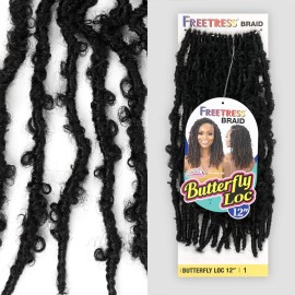 FreeTress Crochet Braids Butterfly Loc 12 (3-pack, T30) FreeTress Crochet Braids Butterfly Loc 12 (3-pack, T30)