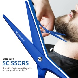Utopia Care Hair Cutting and Hairdressing Scissors 6.5 Inch, Premium Stainless Steel Shears with Smooth Razor and Sharp Edge Blades for Salons, Men, Women and Kids, Blue Utopia Care Hair Cutting and Hairdressing Scissors 6.5 Inch, Premium Stainless Steel Shears with Smooth Razor and Sharp Edge Blades for Salons, Men, Women and Kids, Blue