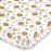 NoJo Lion Brown, Grey & Yellow Fitted Super Soft Crib Sheet, Brown, Grey, Yellow
