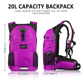 Lunidry Hydration Pack Thermal Insulated Hydration Backpack with 2L BPA Free Leak-Proof Water Bladder, Daypack Perfect for Running, Cycling, Hiking, Climbing-Keep Liquids Cool Up to 4 Hours