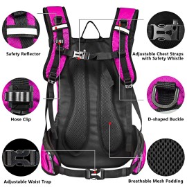 Lunidry Hydration Pack Thermal Insulated Hydration Backpack with 2L BPA Free Leak-Proof Water Bladder, Daypack Perfect for Running, Cycling, Hiking, Climbing-Keep Liquids Cool Up to 4 Hours