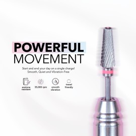 Kiara Sky Beyond Pro Nail Drill | Portable, Rechargeable & Cordless - Blue