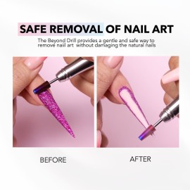 Kiara Sky Beyond Pro Nail Drill | Portable, Rechargeable & Cordless - Blue