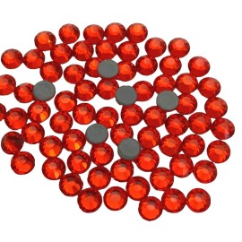Queenme Round Hotfix Rhinestones Glass Flatback Crystals Hot Fix Stones Dazzling Gems for Clothing Shoes Jewelry Fabric Crafts (720pcs 4.7mm SS20, Hyacinth)