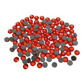 Queenme Round Hotfix Rhinestones Glass Flatback Crystals Hot Fix Stones Dazzling Gems for Clothing Shoes Jewelry Fabric Crafts (720pcs 4.7mm SS20, Hyacinth)