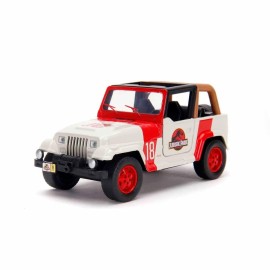 Jada Toys Jurassic World 1:32 Jeep Wrangler Die-cast Car, Toys for Kids and Adults