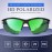 DEAFRAIN Sports Sunglasses Polarized for Men Women Baseball Cycling Running Fishing Driving Golf Green Glasses UV Protection