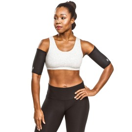 Sweat Shaper Women\'s Arm Trimmers (Black, Medium)