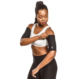 Sweat Shaper Women\'s Arm Trimmers (Black, Medium)