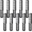 Patelai 10 Pieces Hair Cutting Comb Fine Tooth Styling Barber Styling Hair Clipper Cutting Comb for Home Salon Barber(Black)