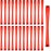 100 Pieces Hair Perm Rods Non-slip Hair Rollers Plastic Cold Wave Perming with Elastic Rubber Band Short Curlers for Hairdressing Styling(0.2 Inch,Red)