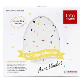 TNTN MOM\'S tntnmom\'s Anti-Radiation Aura Blanket (Blue Terrazzo) with Pouch