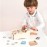 New Classic Toys 10651 Wooden Cash Register with Play Money, Scanner and Bank Card, White 200 x 165 x 110mm