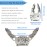 Swaytail Professional Metal Robot Arm/Gripper/Mechanical Claw/Clamp/Clip with High Torque Servo, RC Robotic Part Educational DIY for Arduino/Raspberry Pie, Science STEAM Maker Platform (Silver)