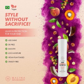 Malina Mineral Hair Protector Thermal Heat Protectant - 90ml Malina Mineral Hair Protector Thermal Heat Protectant - 90ml