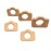 Arakierst 10pcs Lovely Cartoon Wood Camera Teether Pure Natural Animal Shape Beech Wooden Teething Toys Handmade Pattern DIY Jewelry Making Necklace Pendant