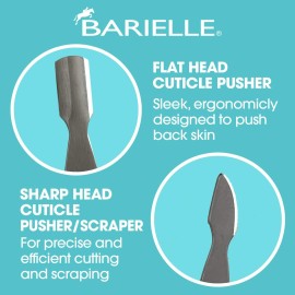 Barielle Clever Collapsing Cuticle Nipper - A Unique Professional Cuticle Pusher, Cuticle Cutter & Cuticle Clippers Multitool