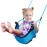 ROPECUBE Children Outdoor Swing Seat With Adjustable Ropes - Kids Safety Playground Seat Replacement, Belt Swing for Indoor Outdoor Backyard Play (Blue)