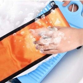 ROPECUBE Children Outdoor Swing Seat With Adjustable Ropes - Kids Safety Playground Seat Replacement, Belt Swing for Indoor Outdoor Backyard Play (Orange)