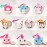 Bulls i Toy Squee-Zoo-Balls Minis - Complete Set of 10 Plush Clip Ons