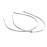 ccHuDE 15 Pcs 5mm Smooth Metal Headbands Frames Blank Tiara Base Hairband Head Bands for DIY Crafts