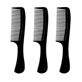 Large Wide Tooth Paddle Comb for Detangling Wet or Dry Hair 8.5-inch Round Handle Styling Combs - Pack of 3 for Men, Women and Kids - Long, Straight, Wavy, Curly and Coarse Hair Large Wide Tooth Paddle Comb for Detangling Wet or Dry Hair 8.5-inch Round Handle Styling Combs - Pack of 3 for Men, Women and Kids - Long, Straight, Wavy, Curly and Coarse Hair