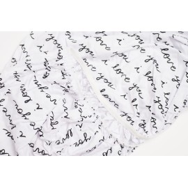 NODNAL CO. 3 Fitted Bassinet Sheets Black/White Set for Baby Girl/Boy - 100% OEKO-TEX Cotton - Gender Neutral I Love You, Plaid & Raindrop - Cradle/Moses Basket Hourglass Oval Rectangle Mattress Sheet