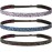 Hipsy PETITE Size, Adjustable No Slip Sparkly Bling Glitter Skinny 3pk Headbands for Women Girls & Teens (Skinny Black/Navy/Gunmetal)