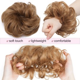 Benehair Messy Bun Hair Piece Scrunchy Updo Hair Pieces for Women Fluffy Wavy Hair Bun Scrunchies Donut Hairpiece Synthetic Chignons with Elastic Rubber Band Coffee Brown 1pc 25g Benehair Messy Bun Hair Piece Scrunchy Updo Hair Pieces for Women Fluffy Wavy Hair Bun Scrunchies Donut Hairpiece Synthetic Chignons with Elastic Rubber Band Coffee Brown 1pc 25g