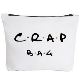IHopes+ Funny gift Friend makeup bag, Best friend Cosmetic Bag, Friends Theme Natural Reusable Eco-Friendly Makeup Bag Gifts, for Women Men Best Friends Birthday Christmas Gift
