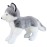 Ice King Bear Lifelike Siberian Husky Stuffed Animal - Plush Toy - 14 Inches Length - Standing