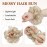 Benehair Messy Bun Hair Piece Scrunchy Updo Hair Pieces for Women Fluffy Wavy Hair Bun Scrunchies Donut Hairpiece Synthetic Chignons with Elastic Rubber Band Ash Blonde mix Bleach Blonde 1pc 25g