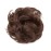 Benehair Hair Bun Hairpiece Scrunchy Updo Hair Pieces Fluffy Scrunchies Donut Top Knot Hairpiece Synthetic Curly Wavy Messy Chignons with Elastic Rubber Band Chocolate Brown-Thicker 1pc 35g